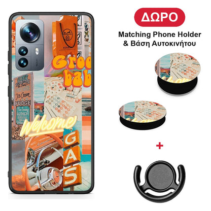 Groovy Babe - Xiaomi 12 Pro θήκη + Δώρο Phone Holder & Βάση Αυτοκινήτου
