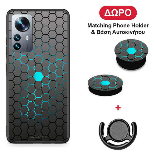 Geometric Hexagonal - Xiaomi 12 Pro θήκη + Δώρο Phone Holder & Βάση Αυτοκινήτου