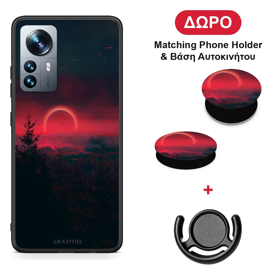 Tropic Sunset - Xiaomi 12 Pro θήκη + Δώρο Phone Holder & Βάση Αυτοκινήτου