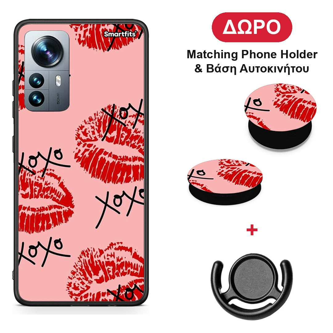 XOXO Lips - Xiaomi 12 Pro θήκη + Δώρο Phone Holder & Βάση Αυτοκινήτου