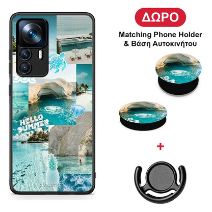Aesthetic Summer - Xiaomi 12T / K50 Ultra θήκη + Δώρο Phone Holder & Βάση Αυτοκινήτου