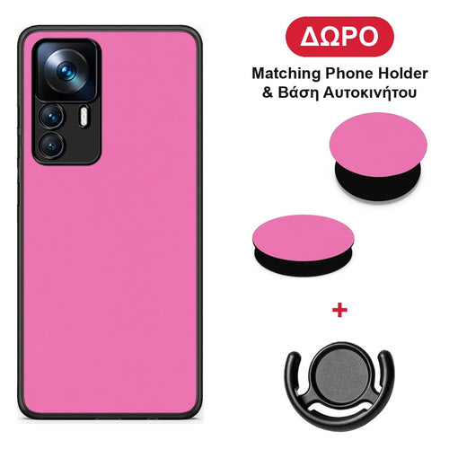 Rose Pink - Xiaomi 12T / K50 Ultra θήκη + Δώρο Phone Holder & Βάση Αυτοκινήτου