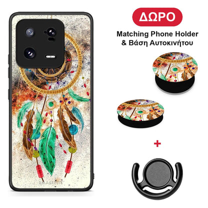 Boho DreamCatcher - Xiaomi 13 θήκη + Δώρο Phone Holder & Βάση Αυτοκινήτου