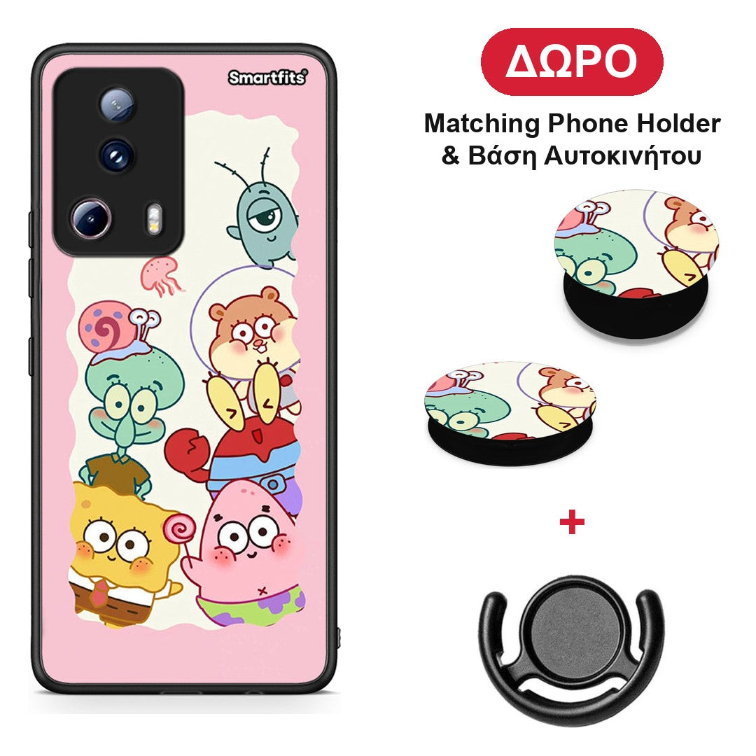 Cute Companion - Xiaomi 13 Lite 5G θήκη + Δώρο Phone Holder & Βάση Αυτοκινήτου