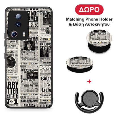Harry Paper - Xiaomi 13 Lite 5G θήκη + Δώρο Phone Holder & Βάση Αυτοκινήτου