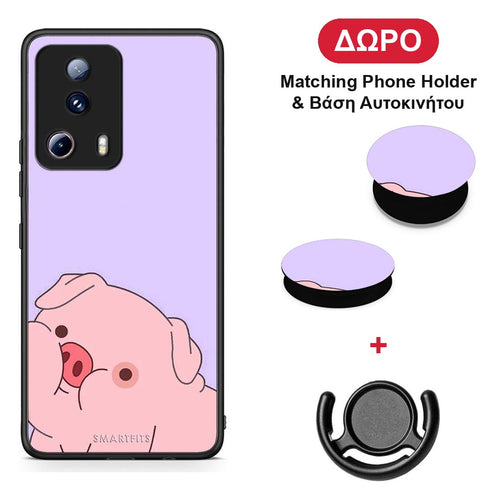 Pig Love 2 - Xiaomi 13 Lite 5G θήκη + Δώρο Phone Holder & Βάση Αυτοκινήτου