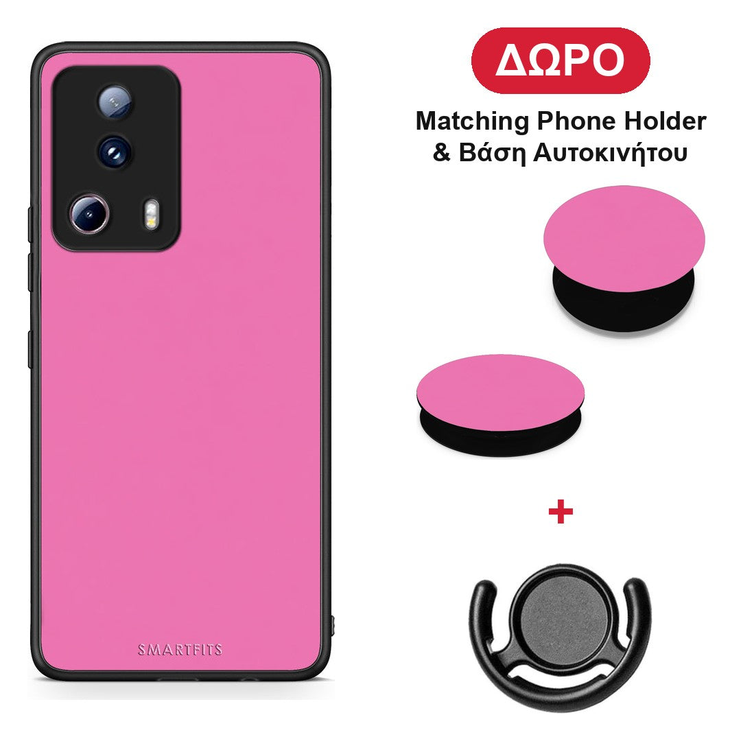 Rose Pink - Xiaomi 13 Lite 5G θήκη + Δώρο Phone Holder & Βάση Αυτοκινήτου
