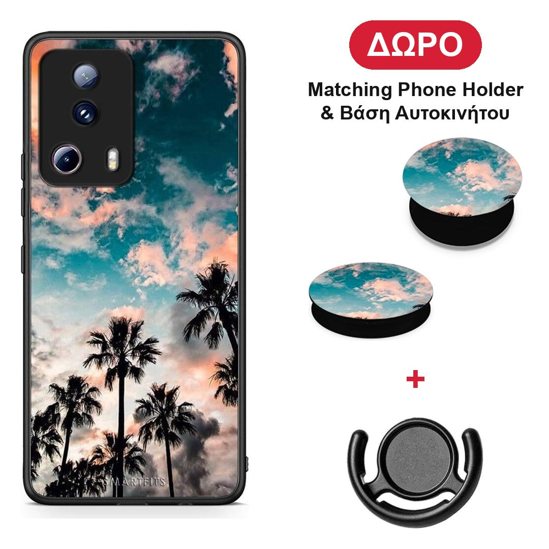 Summer Sky - Xiaomi 13 Lite 5G θήκη + Δώρο Phone Holder & Βάση Αυτοκινήτου