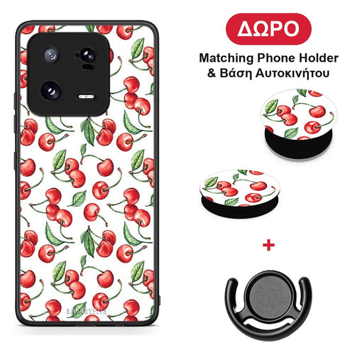 Cherry Summer - Xiaomi 13 Pro θήκη + Δώρο Phone Holder & Βάση Αυτοκινήτου