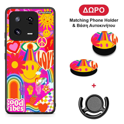 Hippie Love - Xiaomi 13 Pro θήκη + Δώρο Phone Holder & Βάση Αυτοκινήτου