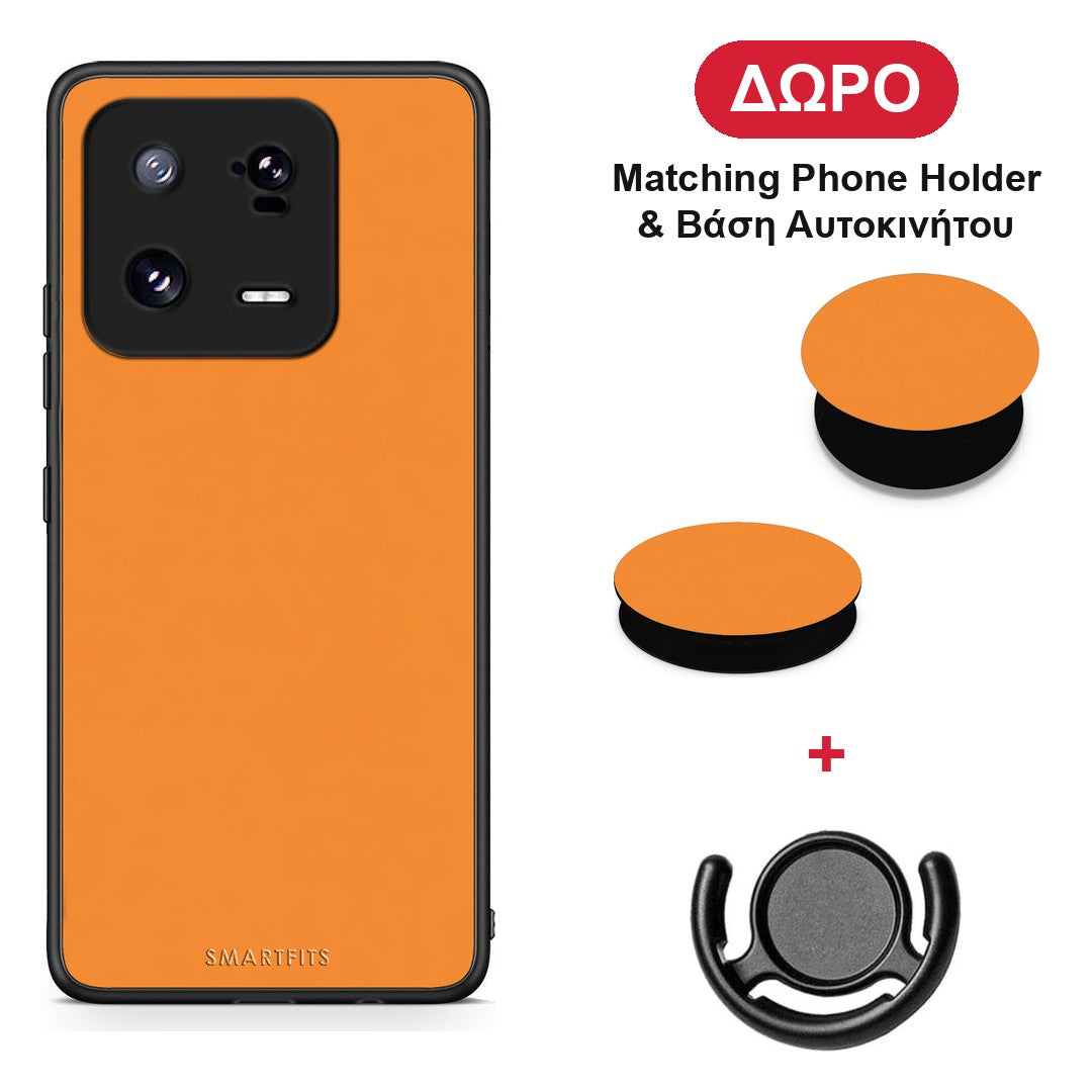 Tangerine Orange - Xiaomi 13 Pro θήκη + Δώρο Phone Holder & Βάση Αυτοκινήτου