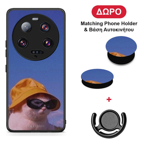 Cat Diva - Xiaomi 13 Ultra θήκη + Δώρο Phone Holder & Βάση Αυτοκινήτου