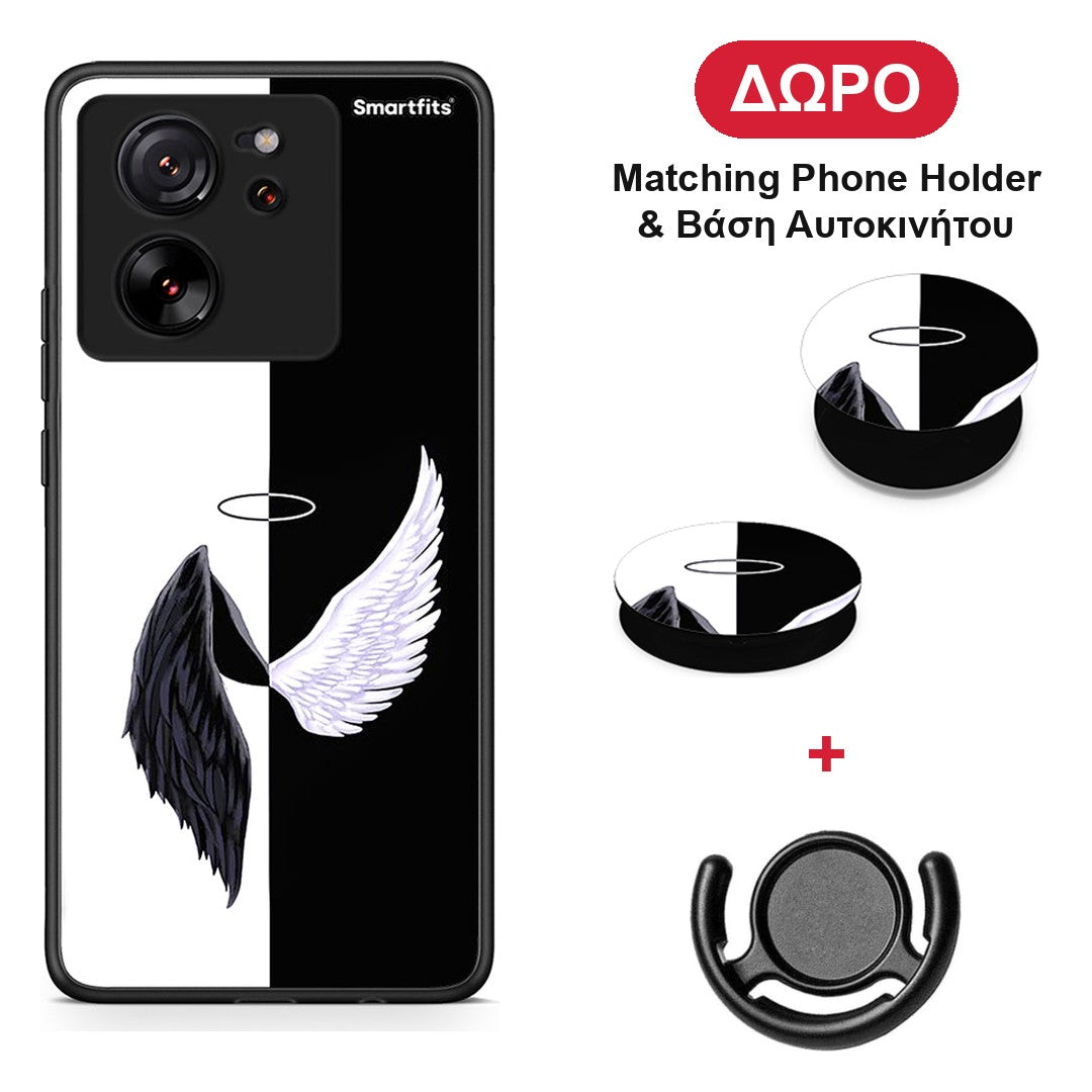 Angels Demons - Xiaomi 13T θήκη + Δώρο Phone Holder & Βάση Αυτοκινήτου