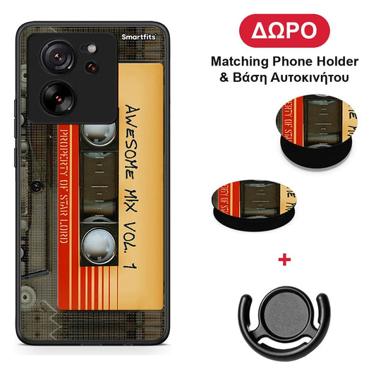 Awesome Mix - Xiaomi 13T θήκη + Δώρο Phone Holder & Βάση Αυτοκινήτου