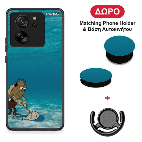 Clean The Ocean - Xiaomi 13T θήκη + Δώρο Phone Holder & Βάση Αυτοκινήτου