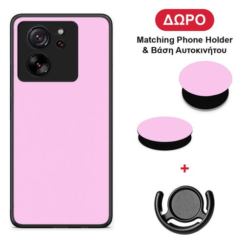 Cotton Candy Pink - Xiaomi 13T θήκη + Δώρο Phone Holder & Βάση Αυτοκινήτου