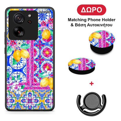 Retro Spring - Xiaomi 13T θήκη + Δώρο Phone Holder & Βάση Αυτοκινήτου