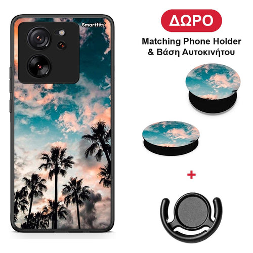 Summer Sky - Xiaomi 13T θήκη + Δώρο Phone Holder & Βάση Αυτοκινήτου