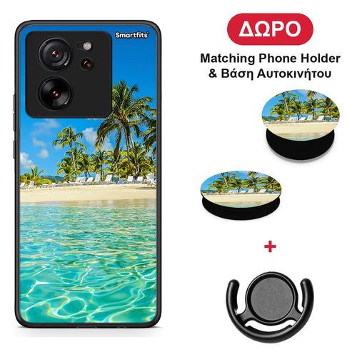Tropical Vibes - Xiaomi 13T θήκη + Δώρο Phone Holder & Βάση Αυτοκινήτου