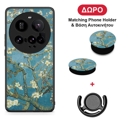 White Blossoms - Xiaomi 15 Ultra 5G θήκη + Δώρο Phone Holder & Βάση Αυτοκινήτου