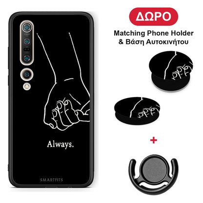 Always & Forever 1 - Xiaomi Mi 10 θήκη + Δώρο Phone Holder & Βάση Αυτοκινήτου