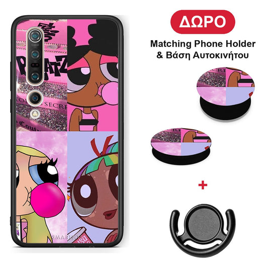 Bubble Girls - Xiaomi Mi 10 θήκη + Δώρο Phone Holder & Βάση Αυτοκινήτου