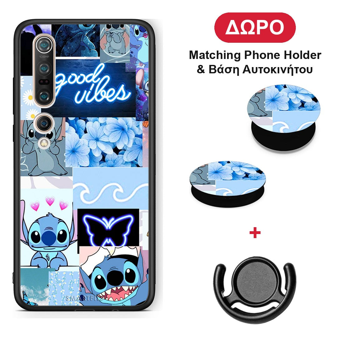 Collage Good Vibes - Xiaomi Mi 10 θήκη + Δώρο Phone Holder & Βάση Αυτοκινήτου