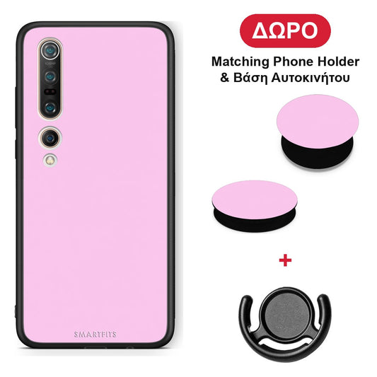 Cotton Candy Pink - Xiaomi Mi 10 θήκη + Δώρο Phone Holder & Βάση Αυτοκινήτου