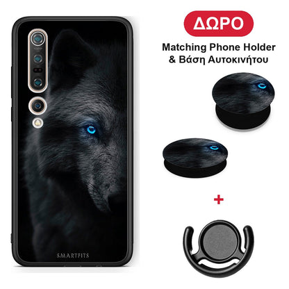 Dark Wolf - Xiaomi Mi 10 θήκη + Δώρο Phone Holder & Βάση Αυτοκινήτου
