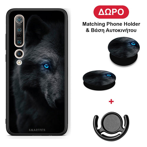 Dark Wolf - Xiaomi Mi 10 θήκη + Δώρο Phone Holder & Βάση Αυτοκινήτου