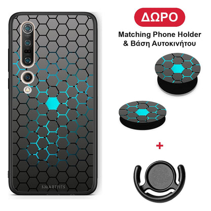 Geometric Hexagonal - Xiaomi Mi 10 θήκη + Δώρο Phone Holder & Βάση Αυτοκινήτου