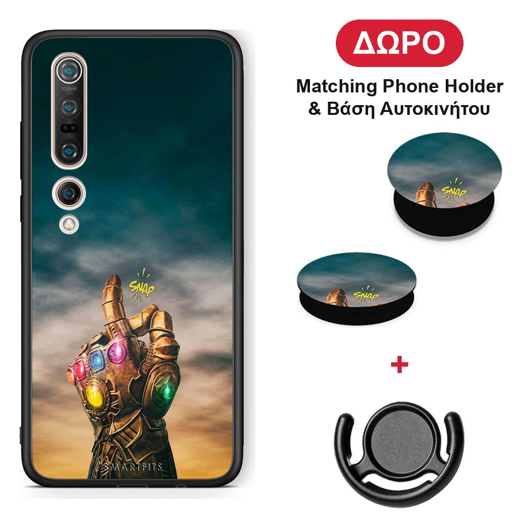 Infinity Snap - Xiaomi Mi 10 θήκη + Δώρο Phone Holder & Βάση Αυτοκινήτου