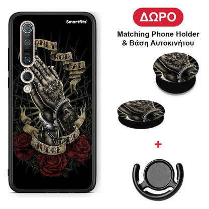 Judge By God - Xiaomi Mi 10 θήκη + Δώρο Phone Holder & Βάση Αυτοκινήτου