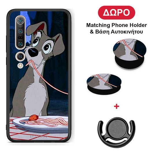 Lady And Tramp 1 - Xiaomi Mi 10 θήκη + Δώρο Phone Holder & Βάση Αυτοκινήτου