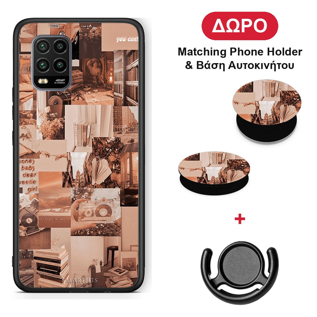 Collage You Can - Xiaomi Mi 10 Lite θήκη + Δώρο Phone Holder & Βάση Αυτοκινήτου