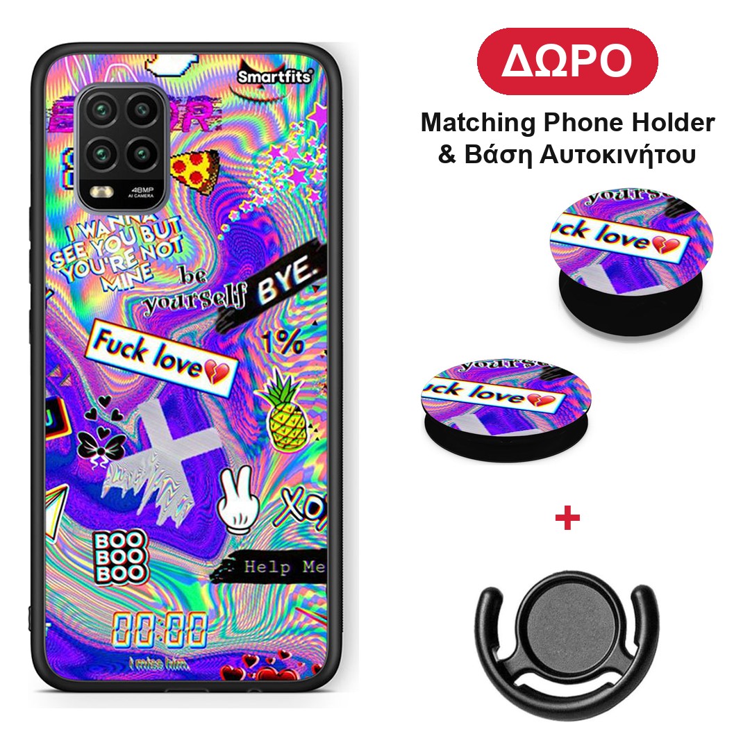 Game Over - Xiaomi Mi 10 Lite θήκη + Δώρο Phone Holder & Βάση Αυτοκινήτου
