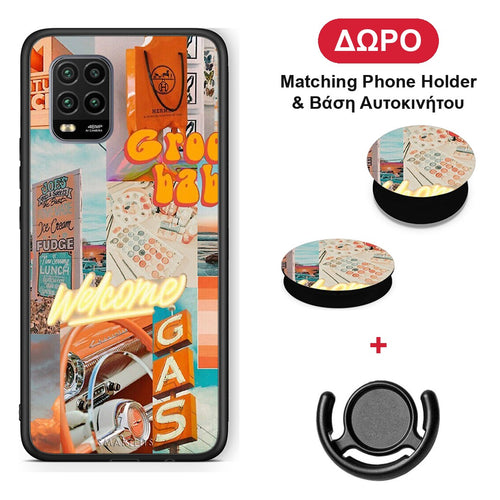 Groovy Babe - Xiaomi Mi 10 Lite θήκη + Δώρο Phone Holder & Βάση Αυτοκινήτου