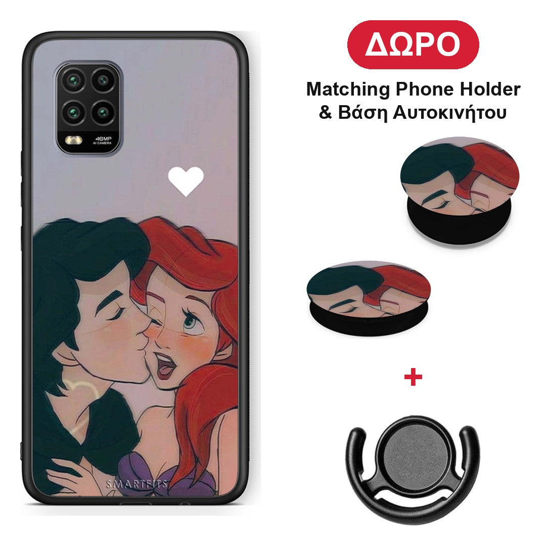 Mermaid Couple - Xiaomi Mi 10 Lite θήκη + Δώρο Phone Holder & Βάση Αυτοκινήτου