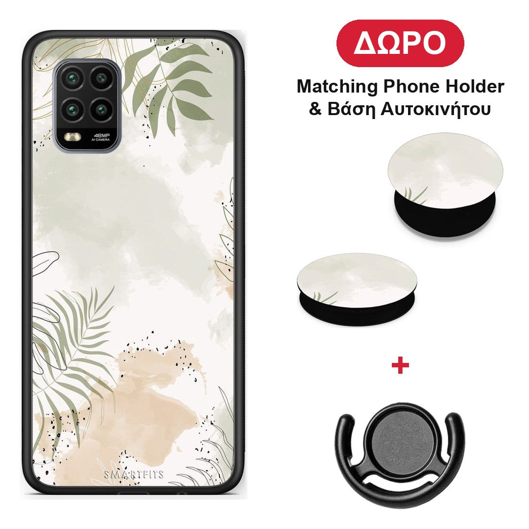 Nude Plants - Xiaomi Mi 10 Lite θήκη + Δώρο Phone Holder & Βάση Αυτοκινήτου