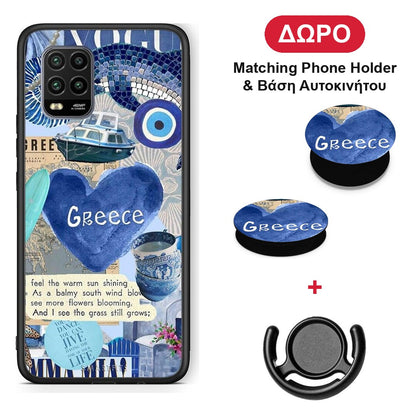 Summer In Greece - Xiaomi Mi 10 Lite θήκη + Δώρο Phone Holder & Βάση Αυτοκινήτου