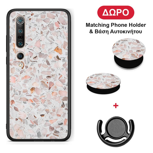 Marble Terrazzo - Xiaomi Mi 10 θήκη + Δώρο Phone Holder & Βάση Αυτοκινήτου