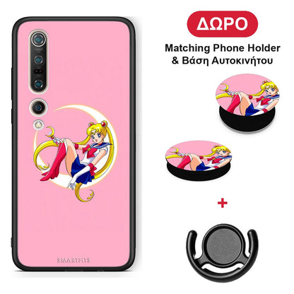 Moon Girl - Xiaomi Mi 10 θήκη + Δώρο Phone Holder & Βάση Αυτοκινήτου