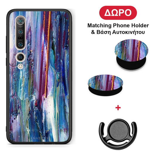 Paint Winter - Xiaomi Mi 10 θήκη + Δώρο Phone Holder & Βάση Αυτοκινήτου