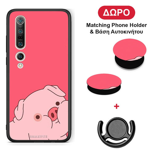 Pig Love 1 - Xiaomi Mi 10 θήκη + Δώρο Phone Holder & Βάση Αυτοκινήτου