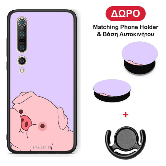 Pig Love 2 - Xiaomi Mi 10 θήκη + Δώρο Phone Holder & Βάση Αυτοκινήτου