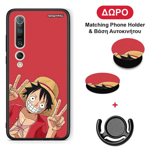 Pirate Luffy - Xiaomi Mi 10 θήκη + Δώρο Phone Holder & Βάση Αυτοκινήτου