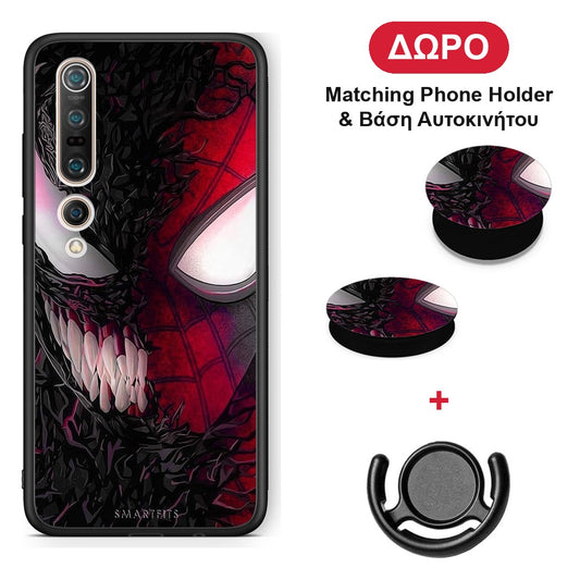 PopArt SpiderVenom - Xiaomi Mi 10 θήκη + Δώρο Phone Holder & Βάση Αυτοκινήτου