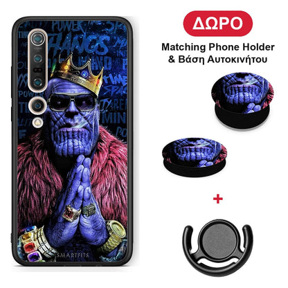 PopArt Thanos - Xiaomi Mi 10 θήκη + Δώρο Phone Holder & Βάση Αυτοκινήτου