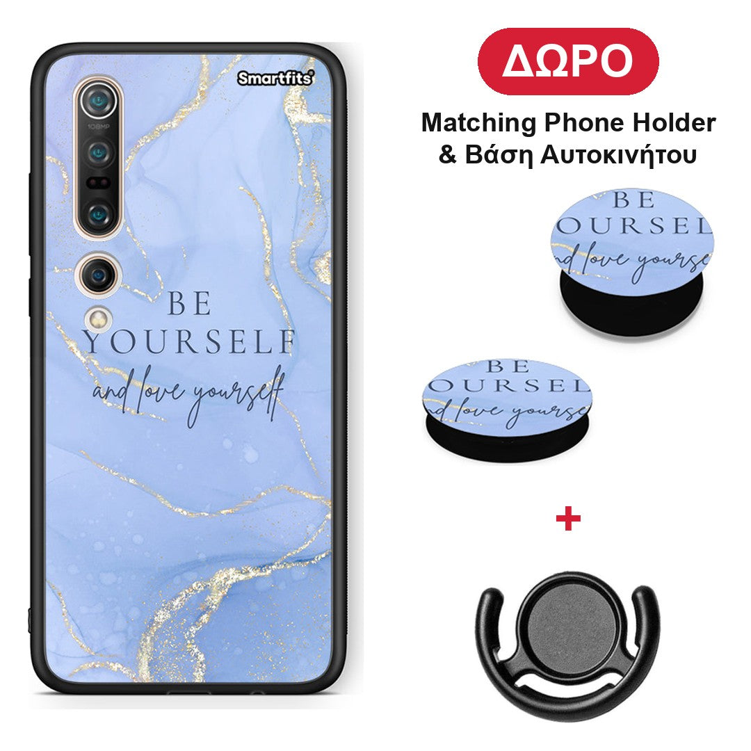 Be Yourself - Xiaomi Mi 10 Pro θήκη + Δώρο Phone Holder & Βάση Αυτοκινήτου