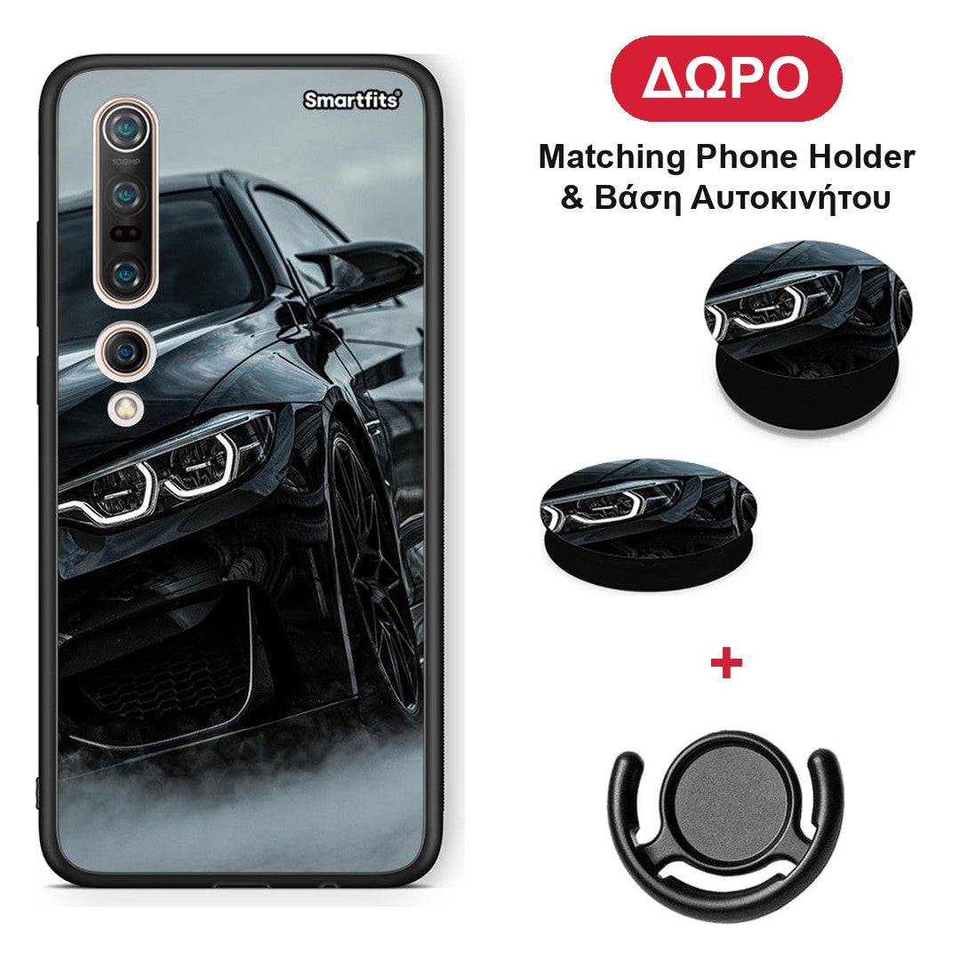 Black BMW - Xiaomi Mi 10 Pro θήκη + Δώρο Phone Holder & Βάση Αυτοκινήτου